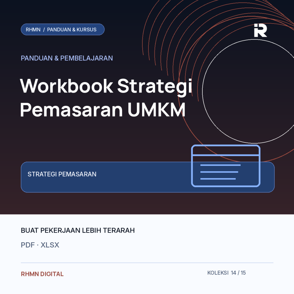 Cover Workbook Strategi Pemasaran UMKM