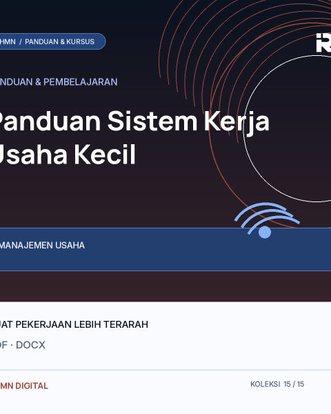 Panduan Sistem Kerja Usaha Kecil