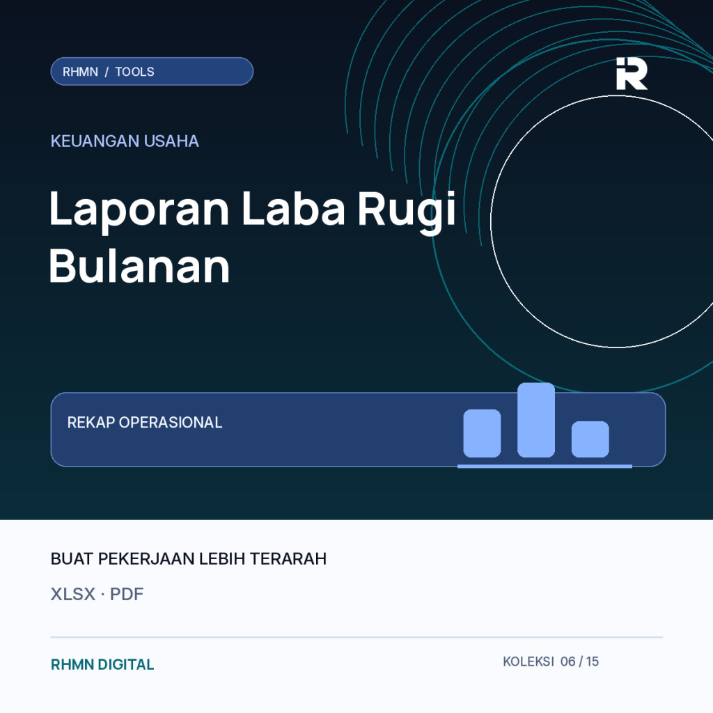 Cover Laporan Laba Rugi Bulanan
