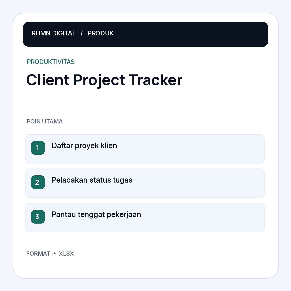 Client Project Tracker - Gambar 2