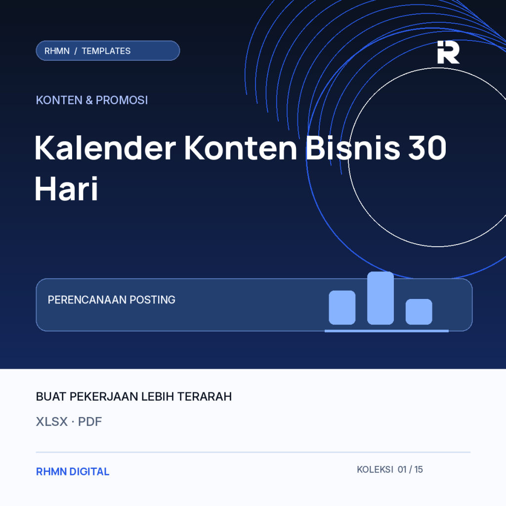 Cover Kalender Konten Bisnis 30 Hari