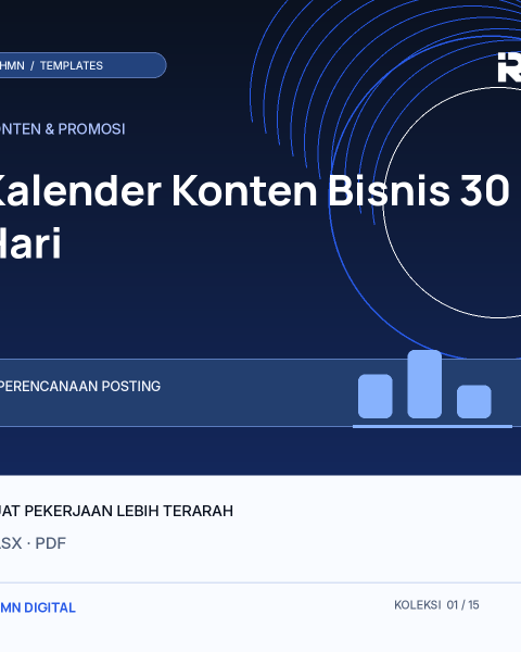 Kalender Konten Bisnis 30 Hari