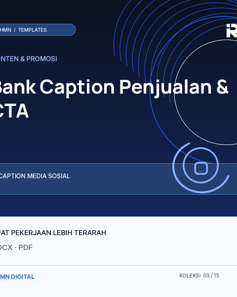 Bank Caption Penjualan & CTA