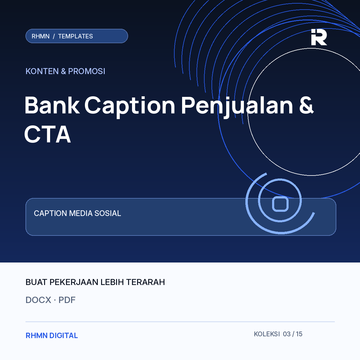 Bank Caption Penjualan & CTA