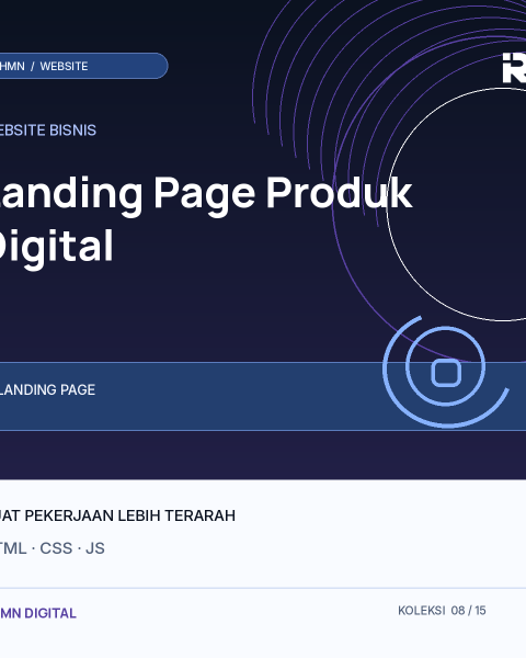 Landing Page Produk Digital